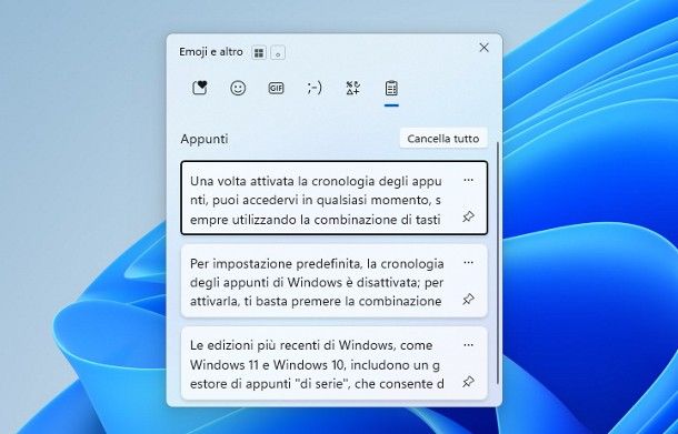 Come si copia con la tastiera