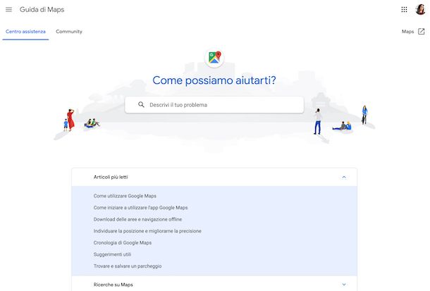 Supporto Google Maps