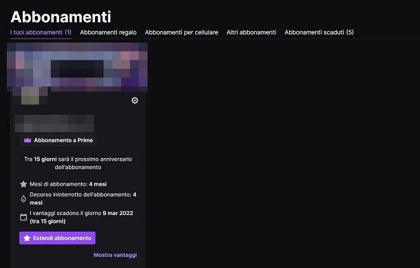 Abbonamento Twitch con Amazon Prime non ancora disponibile