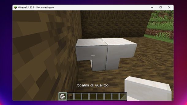 Scalini altro verso Minecraft