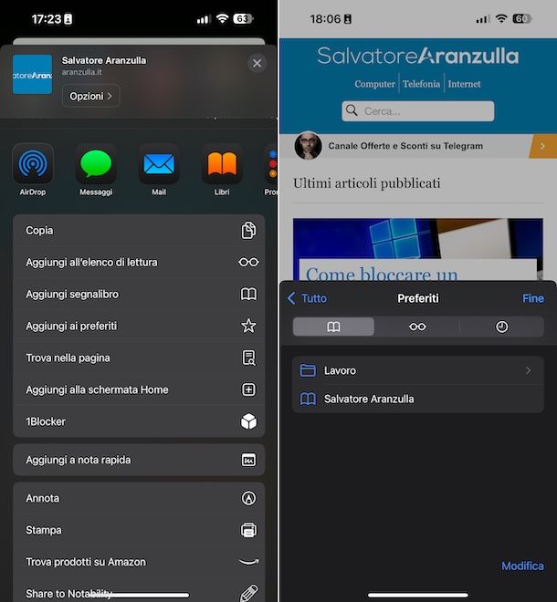 Safari Preferiti
