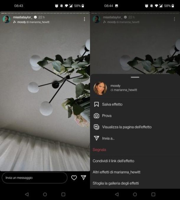 Come avere lo stesso filtro su Instagram