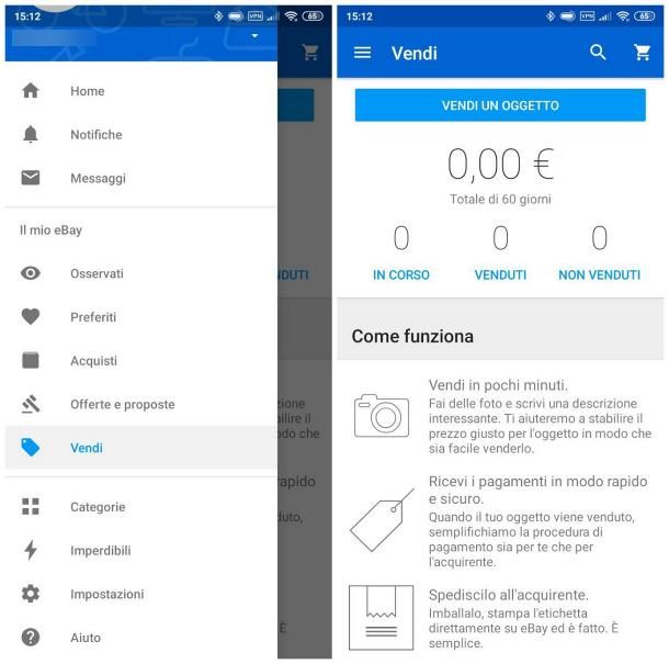 App per vendere vestiti usati