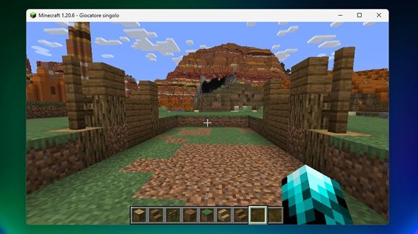 Struttura speculare Minecraft