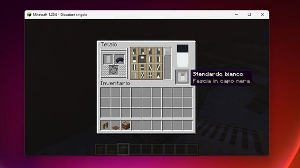 Colora stendardo Minecraft