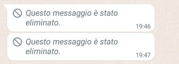 Leggere messaggi WA eliminati dal mittente