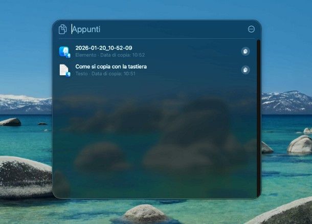 Come si copia con la tastiera