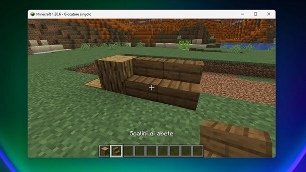 Scalini di abete Minecraft