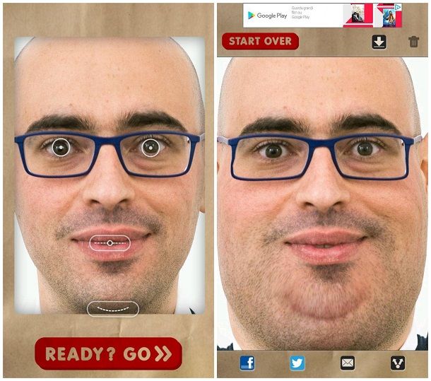 App per ingrassare foto Android