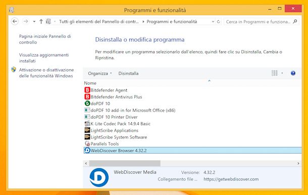 WebDiscover Windows 8