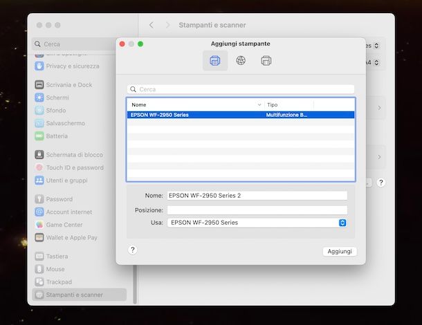 Impostazioni di Sistema macOS