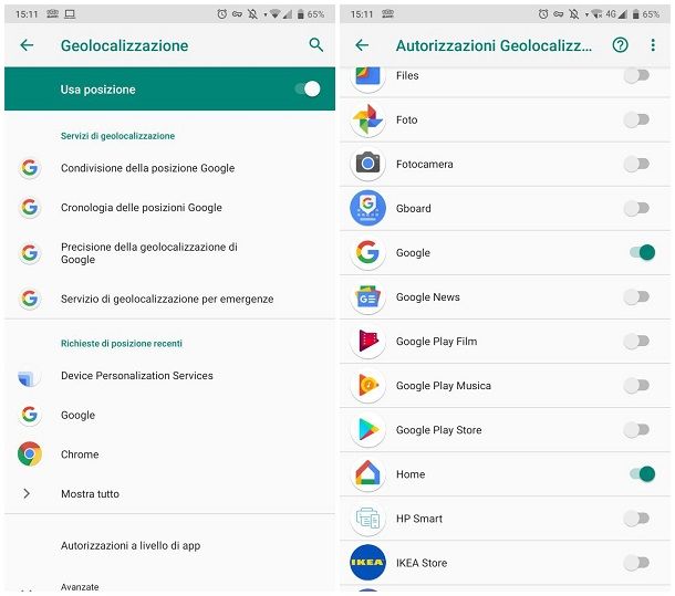 Come creare un account canadese su Android