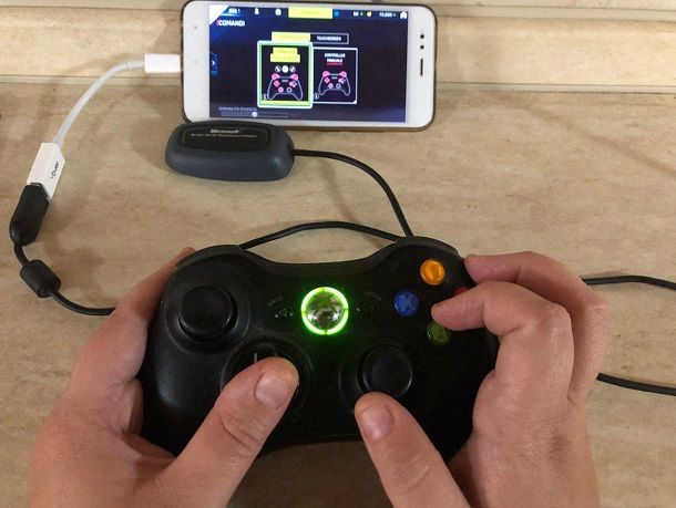 Come collegare il joystick Xbox 360 al telefono senza fili