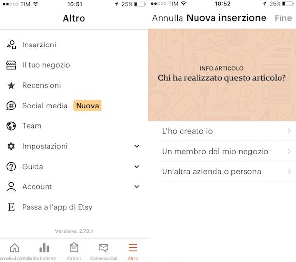 App per vendere vestiti online