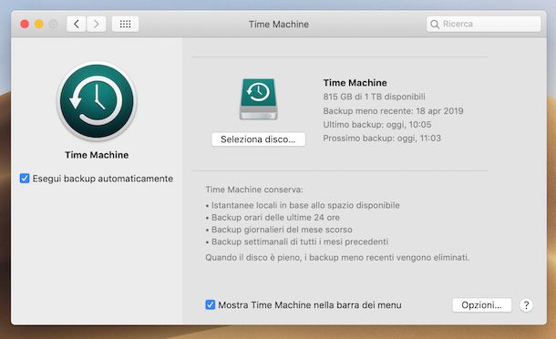 Backup Time Machine