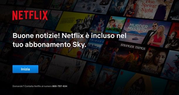 Netflix su Sky Q
