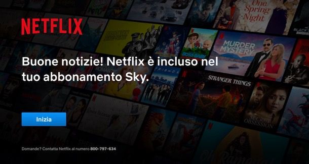 Netflix su Sky Q