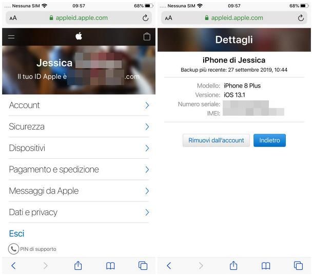 Come eliminare ID Apple da iPhone senza password