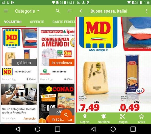 App per fare la spesa risparmiando