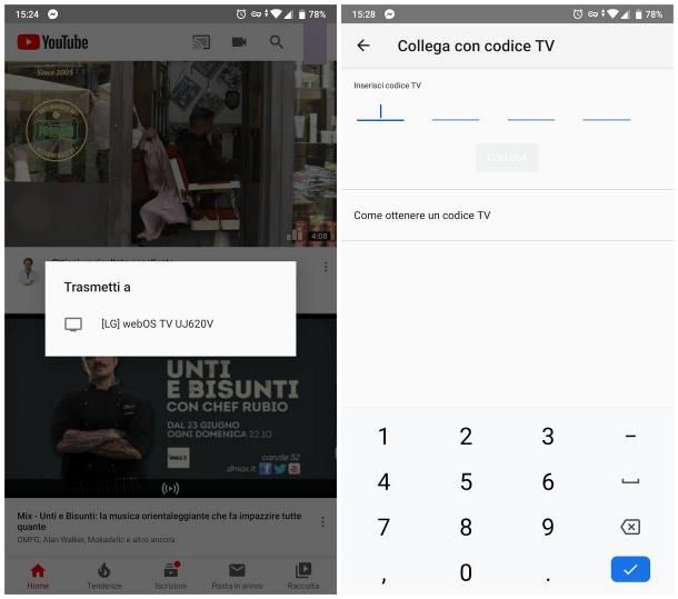 Come mettere YouTube sulla TV