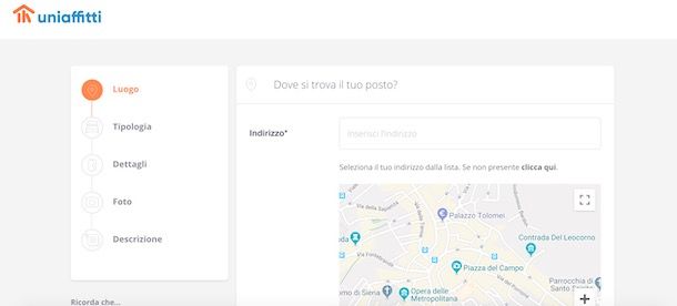 Affittare su Uniaffitti