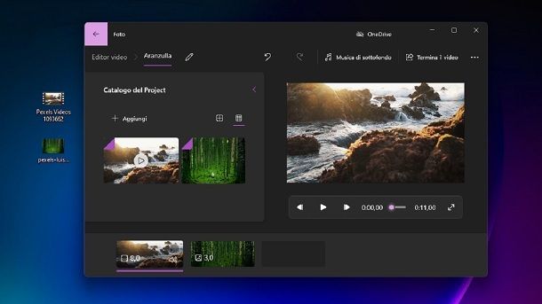 Programma per creare video con foto e musica Windows 11