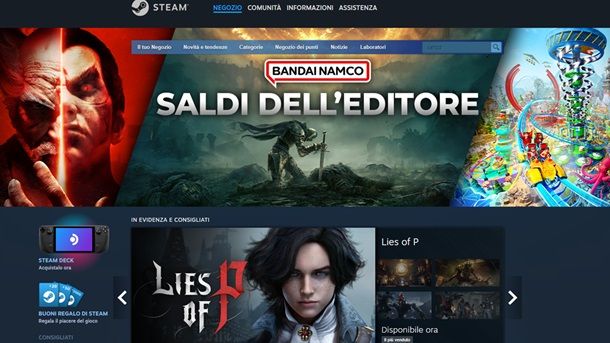 Steam siti per giochi PC