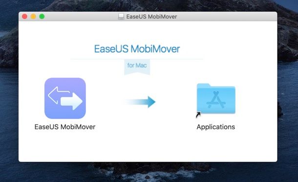 Installazione EaseUS MobiMover Mac