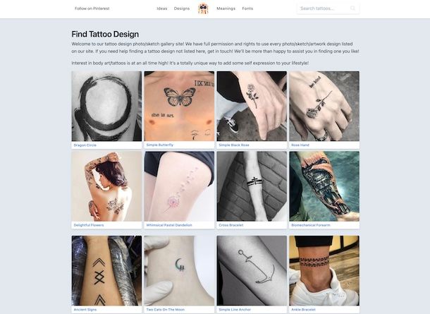 Find Tattoo Design