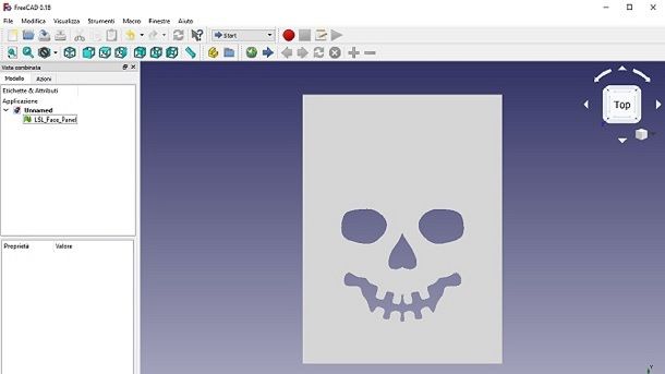 Interfaccia FreeCAD Programmi disegno stampanti 3D