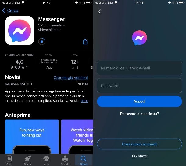 Come attivare Messenger sul cellulare
