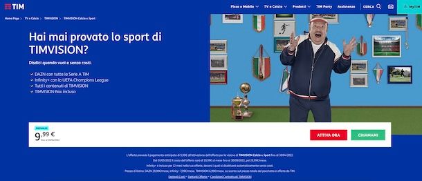 TIMVISION Calcio e Sport