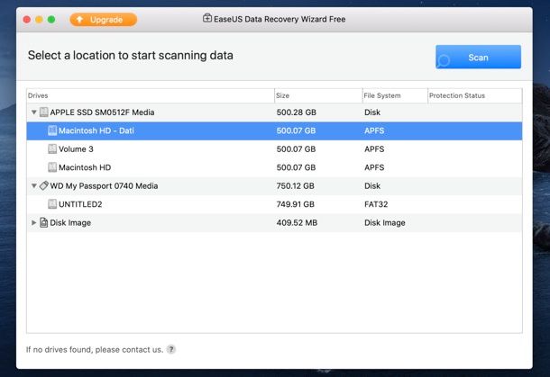 EaseUS Data Recovery Wizard for Mac