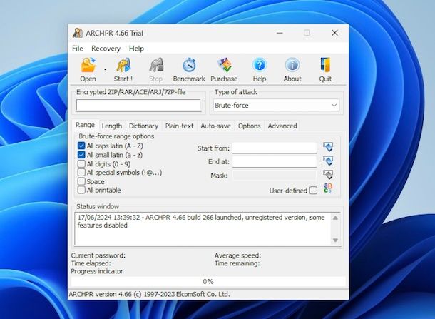 Advanced Archive Password Recovery