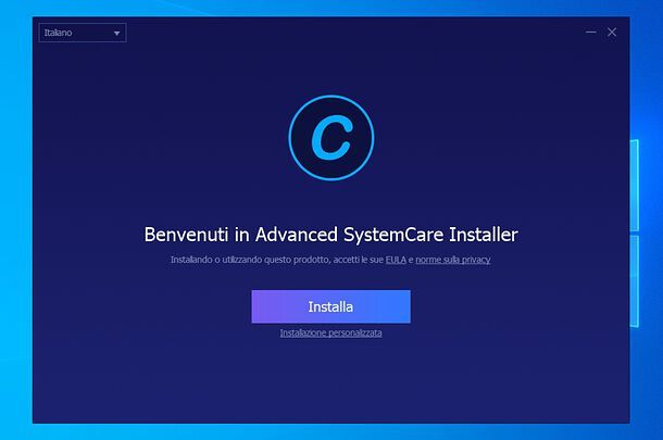 Installazione IObit Advanced SystemCare