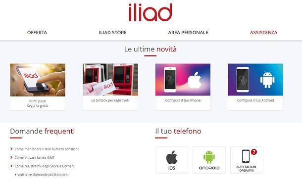 Assistenza Iliad