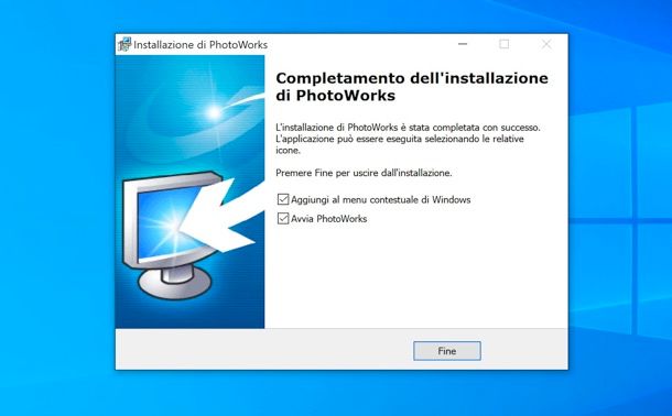 Installazione di PhotoWorks