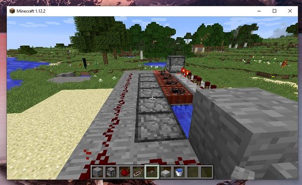 Cannone di TNT finito Minecraft