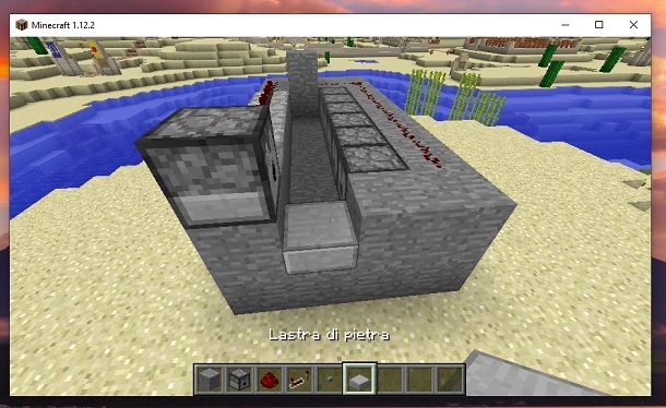 Lastra di pietra Minecraft