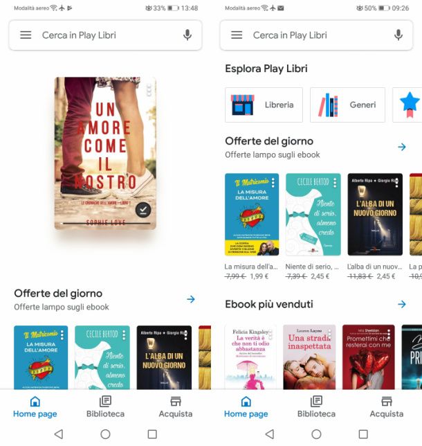 Google Play libri