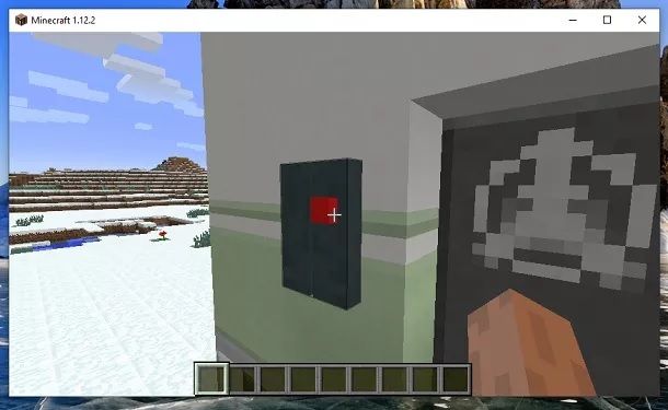 Pulsante rosso Minecraft