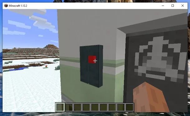 Pulsante rosso Minecraft