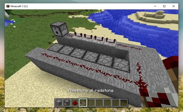 Ripetitore di redstone 2 Minecraft