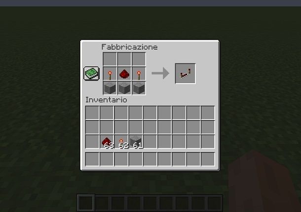 Ripetitore di redstone Minecraft