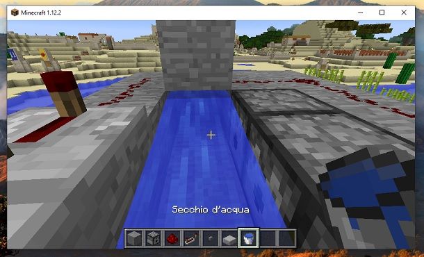 Secchio acqua Minecraft