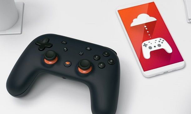 Stadia su smartphone