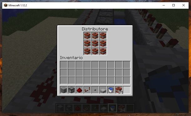 TNT cannone Minecraft