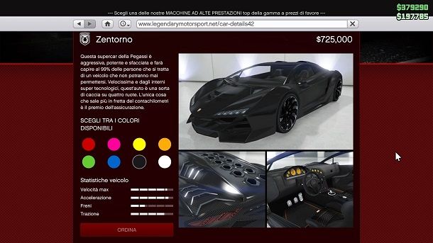 Pegassi Zentorno GTA Online