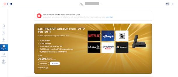 Guarda TIMVISION sulla TV di casa da 6,99€ al mese