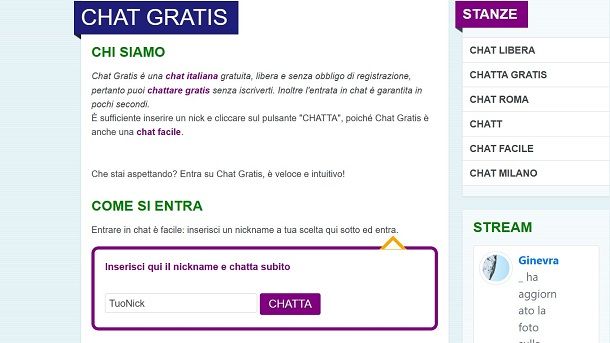 Altri siti per chattare online gratis